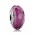 Pandora Bead Sterling Silver Purple Faceted Murano Glass PN 11046 Jewelry