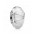 Pandora Charm Silver And White Murano Glass PN 11053 Jewelry