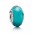 Pandora Bead Silver Teal Faceted Murano Glass PN 11064 Jewelry