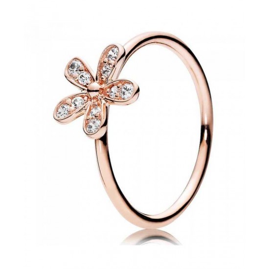 Pandora Ring Rose Dazzling Daisy Cubic Zirconia PN 11116 Jewelry