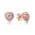 Pandora Earring Rose Pink Sparkling Love Stud PN 11133 Jewelry