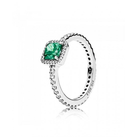Pandora Ring Green Timeless Elegance PN 11253 Jewelry