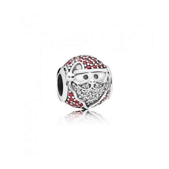 Pandora Charm Sparkling Jolly Santa PN 11260 Jewelry