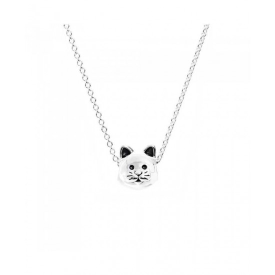 Pandora Necklace Silver Curious Cat PN 11363 Jewelry
