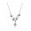 Pandora Necklace Silver Cubic Zirconia Forget Me Not PN 11386 Jewelry