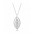 Pandora Pendant Silver Cubic Zirconia Palm Leaf PN 11463 Jewelry
