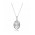 Pandora Pendant Silver Cubic Zirconia Floral Daisy Lace PN 11468 Jewelry