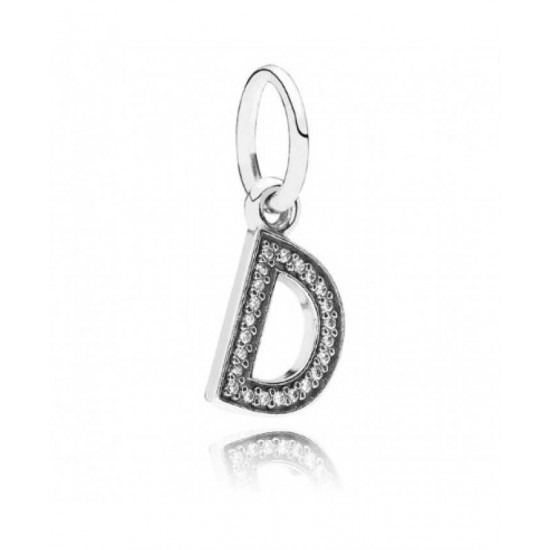 Pandora Pendant Sparkling Alphabet D PN 11486 Jewelry
