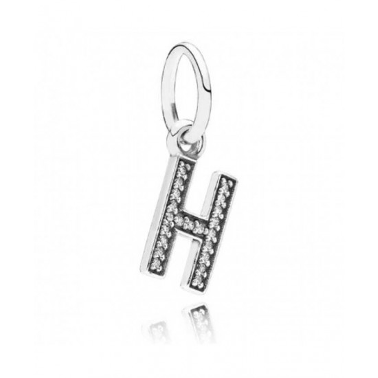 Pandora Pendant Sparkling Alphabet H PN 11495 Jewelry