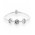 Pandora Bracelet Vintage Y Complete PN 10175 Jewelry