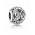 Pandora Charm Silver Cubic Zirconia Vintage K Swirl PN 10462 Jewelry