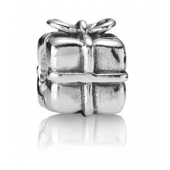 Pandora Charm Sterling Silver Present Bead PN 10577 Jewelry