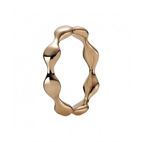 Pandora Ring 18ct Rose Gold Waves PN 11564 Jewelry