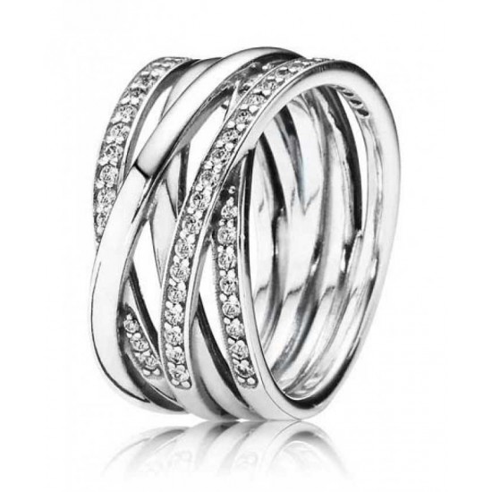 Pandora Ring Entwined Cross Over PN 11632 Jewelry