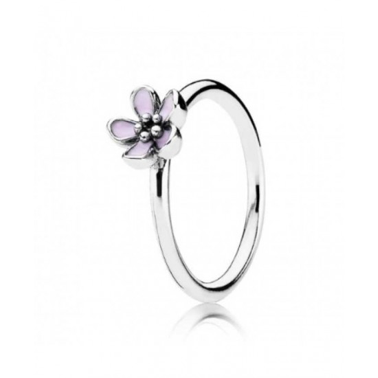 Pandora Ring Silver Cherry Blossom Flower PN 11634 Jewelry