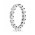 Pandora Ring Silver Large Round Cubic Zirconia Eternity PN 11638 Jewelry