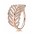 Pandora Ring Rose Cubic Zirconia Feather PN 11654 Jewelry