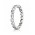 Pandora Ring Silver Cubic Zirconia Heart Band PN 11657 Jewelry